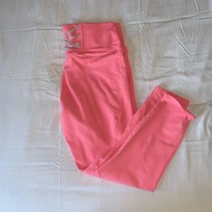 Bright Pink Fabletics Powerhold Kessler Leggings